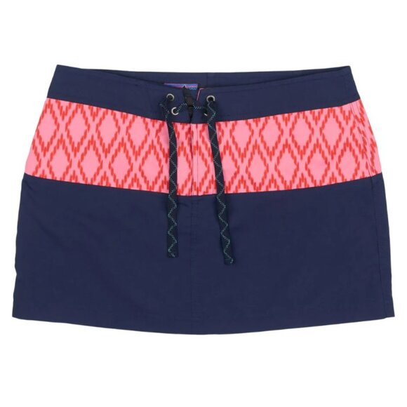 Patagonia Dresses & Skirts - Patagonia Womens Blue Red Tribal Design Board Mini Skirtie Size 10 885657